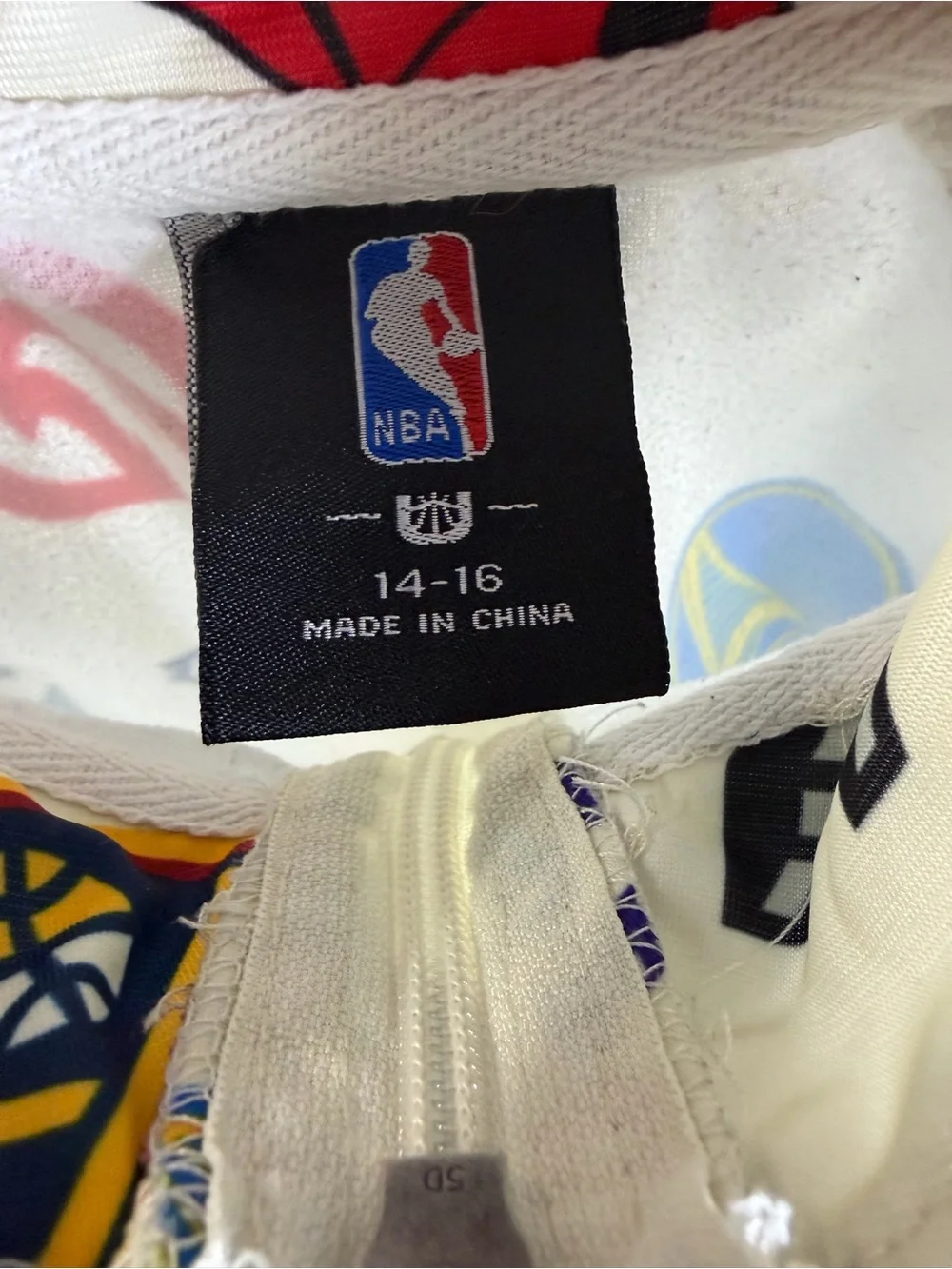 NBA Team Logos Lightweight Full Zip Up
